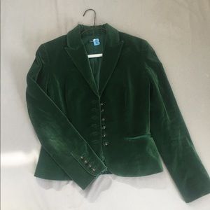 Tahari velvet blazer size 6